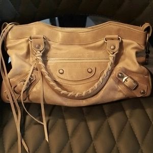 Balenciaga 2003 Caramel Chevre Leather Bag